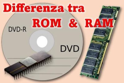 Che differenza c'è tra la memoria RAM e la ROM?