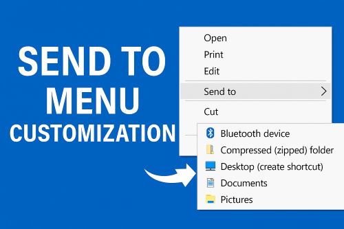 Come modificare le voci del menu Invia a di Windows?