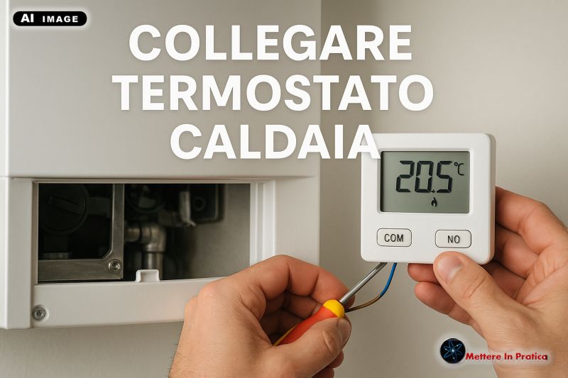Come collegare il termostato caldaia?