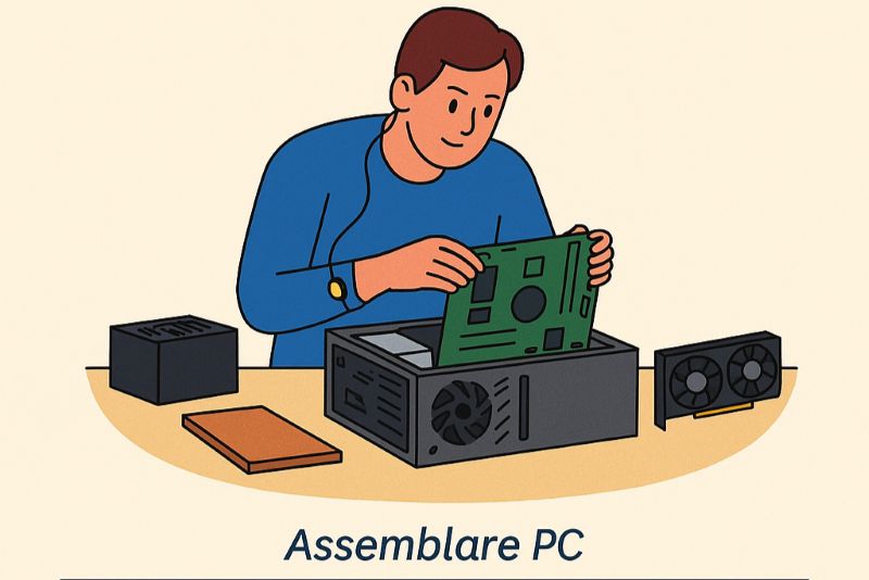 Come montare il computer in sicurezza