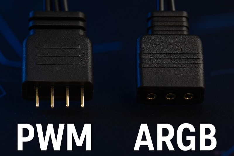 Come riconoscere e collegare i connettori ARGB, RGB o PWM?