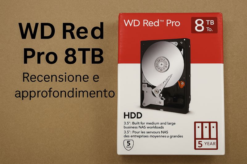 Recensione HD WD Red Pro 8TB