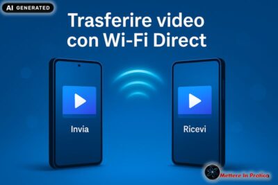 Come come Trasferire i video con Wi-Fi Direct