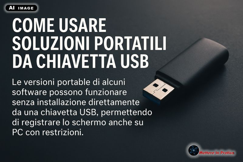Come usare i programmi sulla chiavetta USB senza installazione?