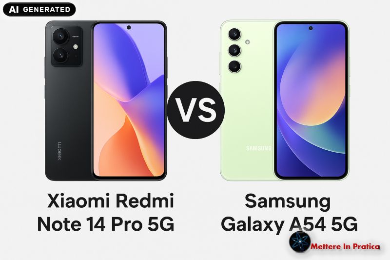 Confronto tra il Redmi Note 14 Pro 5G e il Samsung Galaxy A54 5G