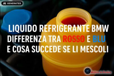 Liquido refrigerante per BMW differenza tra blu e rosso