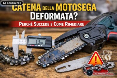 Perch&eacute; si deforma la catena della motosega?