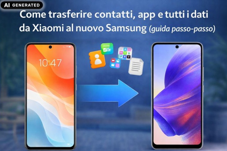Come trasferire i dati dallo Xiaomi a Samsung A54